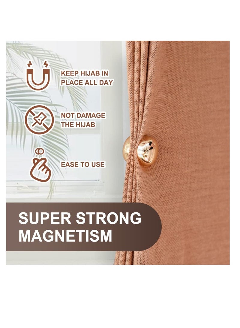 Excefore Hijab Magnetic Pins Premium Strong Magnetic Hijab Pins for Women No-Snag Multi-Use Colorful Scarf Small Magnetic Hijab Magnets Commercial Strength Hijab Pins for Women Clothing Scarf  - Image 4