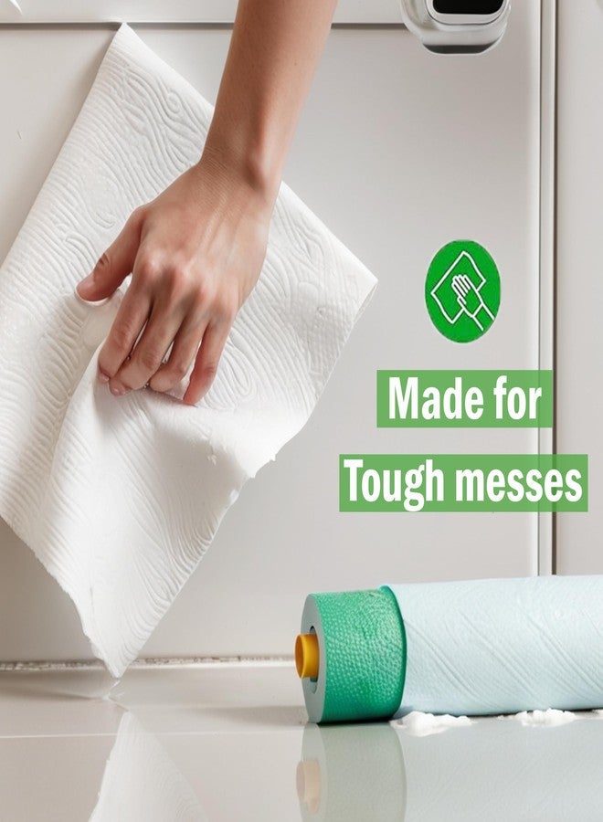 HygieNap 2-Ply Kitchen Tissue Paper Roll | Pack of 4 | Soft & Super Absorbent Tissues | 100% Virgin Cellulose Material | 400 Pulls | 4 Rolls | Perfect for Cleaning, Wiping & Drying - Image 4