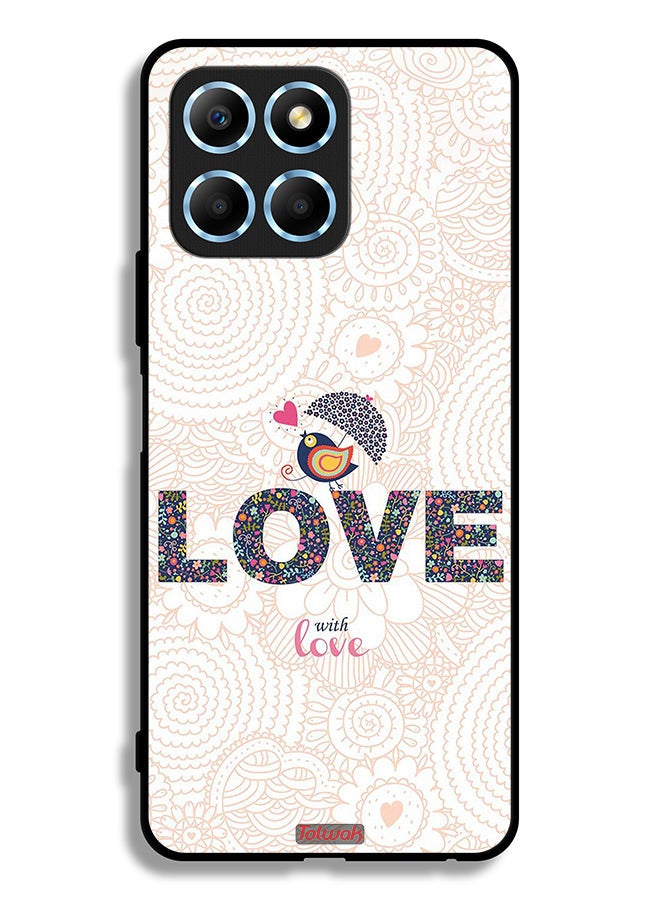 Tolwak Honor X8 5G Protective Case Cover Love With Love - Image 2