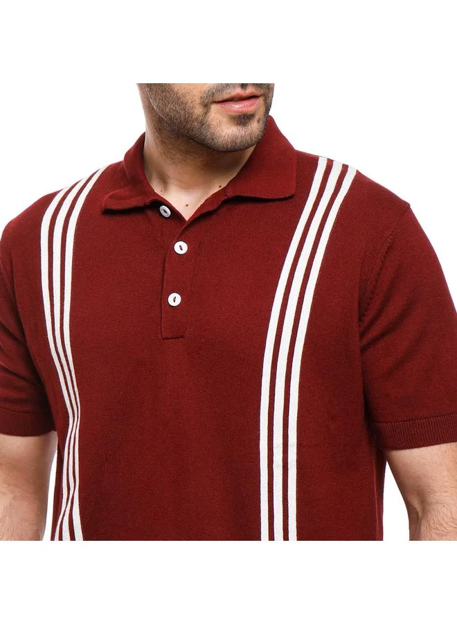 Coup Coup - Woven Polo-Shirt with Short Sleeves
