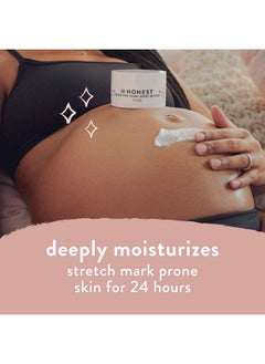 The Honest Company The Honest Company Honest Mama Rock The Bump Body Butter | Moisturizing Stretch Mark Cream | Shea Butter, Avocado Oil, Vitamin E | 4 oz  - Image 2