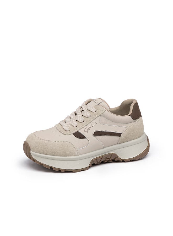 Satchi Comfortable Thick Height-increasing Sport Casual Women's Color-block Dad Sneakers M683120f