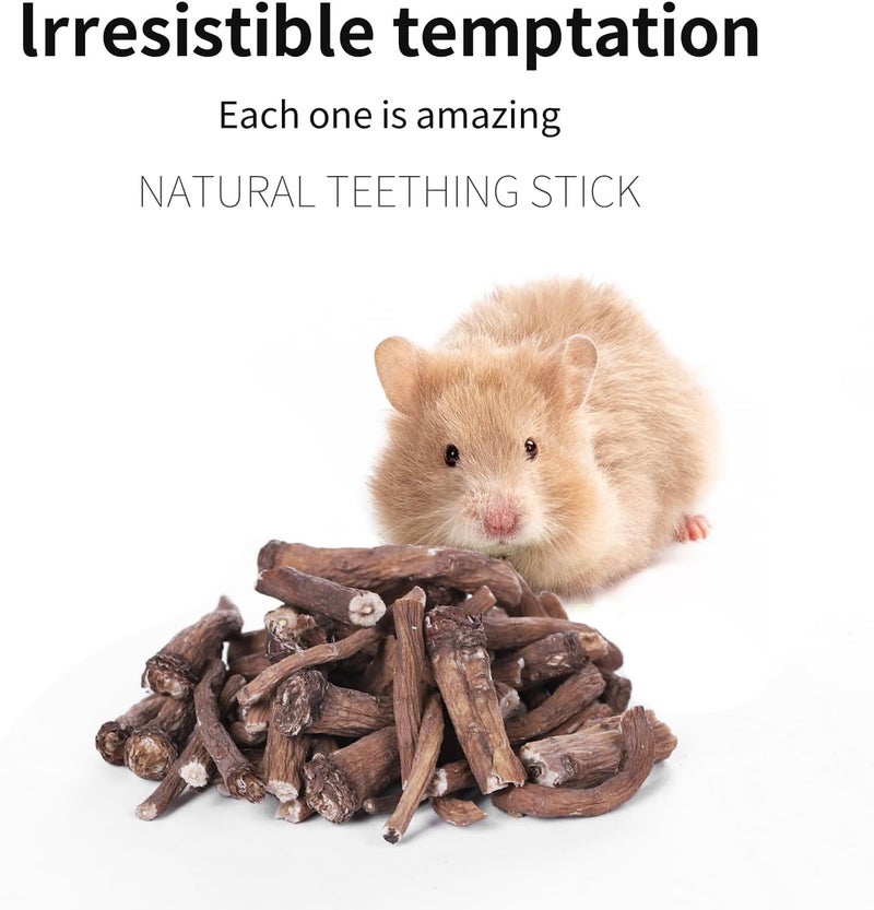 نيتينجيل لعبة وجبات وحلويات الهامستر من نيتإنجل (Nightangel Hamster Snacks and Treats Toy) - حلويات طبيعية للهامستر القزم، السوري، الروبوتي، والجيربيل، والفئران، والديغوس، أو (جذور الهندباء المجففة - 1.8 أونصة (50 جرام)) - Image 2