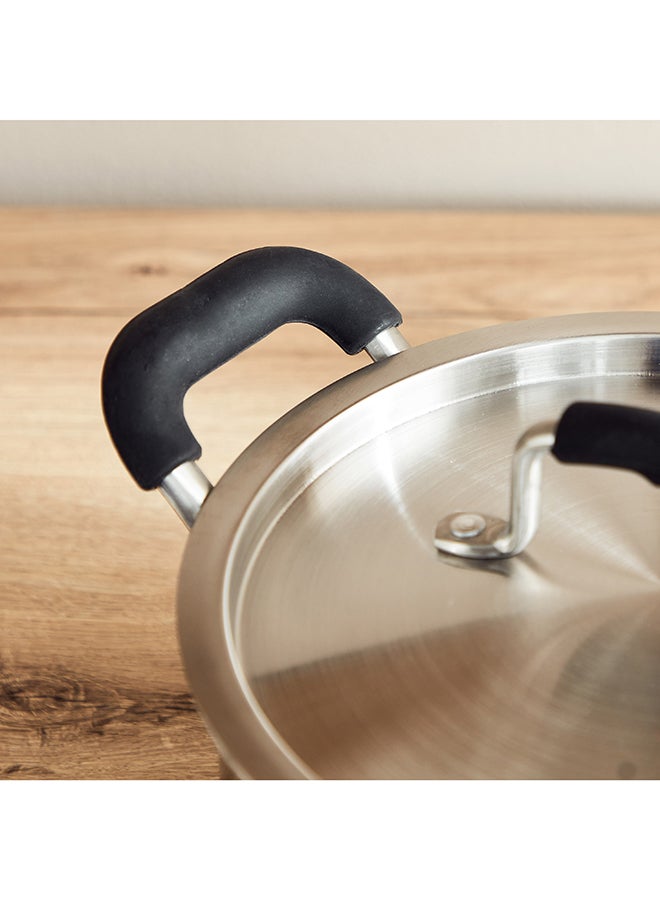 Home Box Glisten Triply Casserole with Steel Lid 26 x 13 x 20 - Image 5