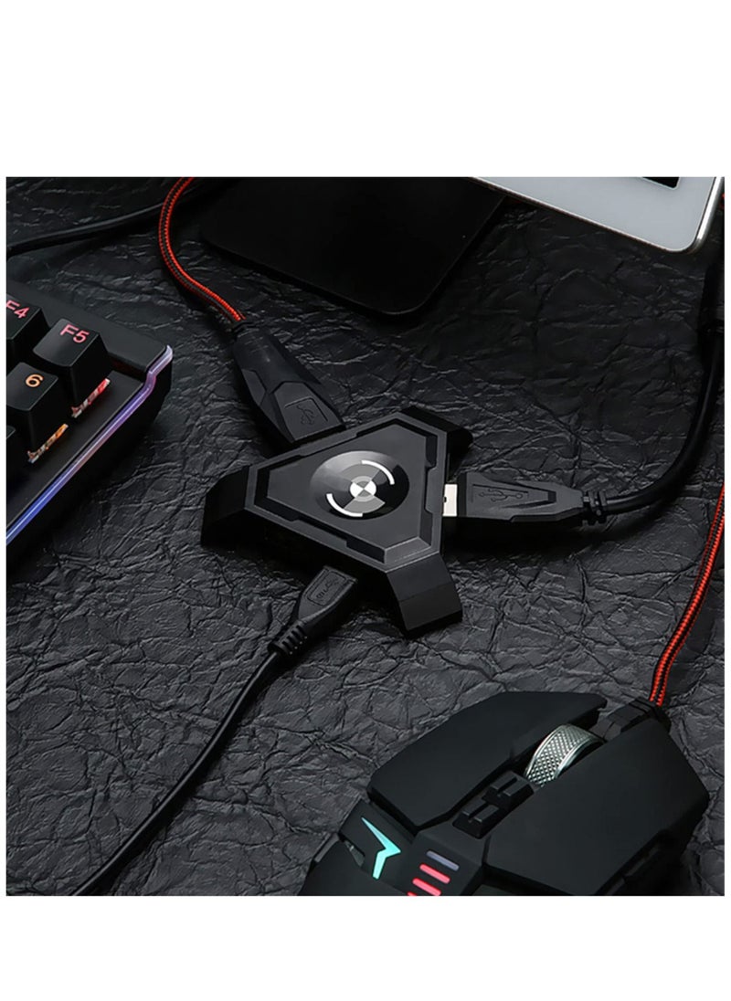 Captaintech Keyboard Mouse Converter, Gaming Controller Keyboard Mouse Adapter for Xbox One for PC for PS5 for PS4 and for Nintendo Switch  - Image 2