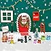 Bbiamsleep 27 Pcs Christmas Elf Fairy Door Kit Tiny Wooden Miniature Fairy Doors Mini Door with Christmas Decoration Accessories for Mini House Furniture Christmas Decoration - Image 2