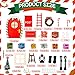 Bbiamsleep 27 Pcs Christmas Elf Fairy Door Kit Tiny Wooden Miniature Fairy Doors Mini Door with Christmas Decoration Accessories for Mini House Furniture Christmas Decoration - Image 4