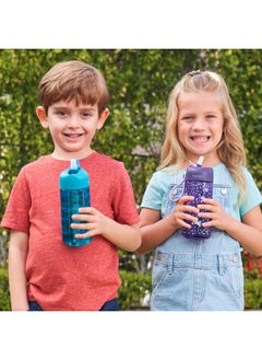 Bentgo Kids Water Bottle New And Improved 2023 Leak Proof, Bpa - Free 15 Oz. Cup For Toddlers And Children Flip Up Safe Sip Straw For School, Sports, Daycare, Camp And More (Unicorn)  - Image 4