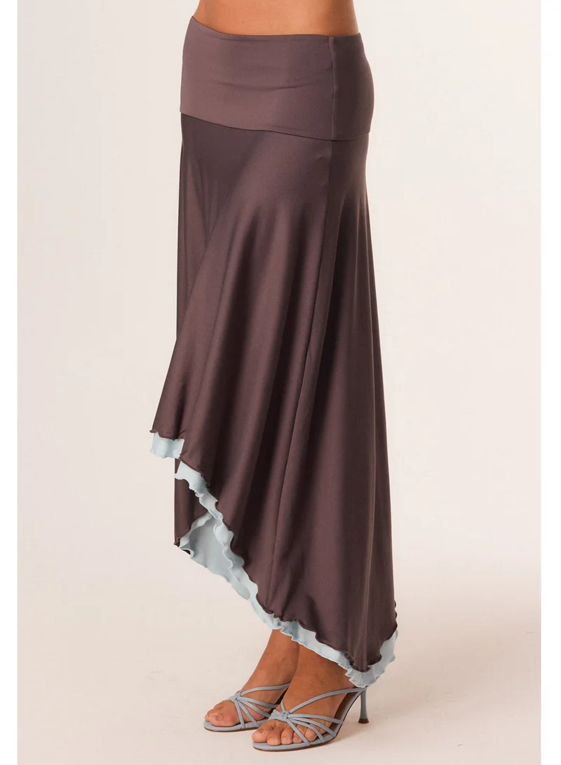 Sndys  Madison Asymmetric Hem Midi Skirt for Women | Best Price UAE
