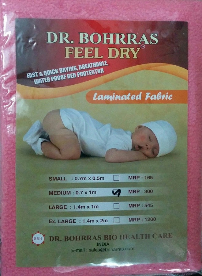 FEEL DRY Fleece Waterproof Reusable Bed Protector Drying Sheet for Baby (Blue, Small) - Image 4
