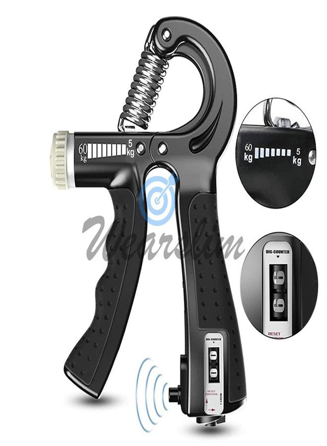 Wearslim Professional Hand Gripper with Counter & Push Up Stand Bar Combo | Forearm Strengthener, Grip Strengthener with Dips Stand for Calisthenics | Home Gym Workout Equipment for Men & Women - Image 5