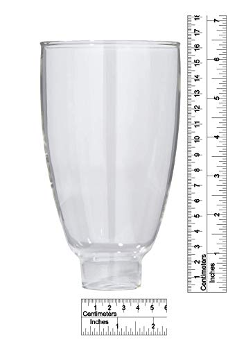 B&P Lamp® 6 1/2 Inch Clear Glass Colonial Style Lamp Shade for Sconces and Other Lighting Fixtures - Image 3