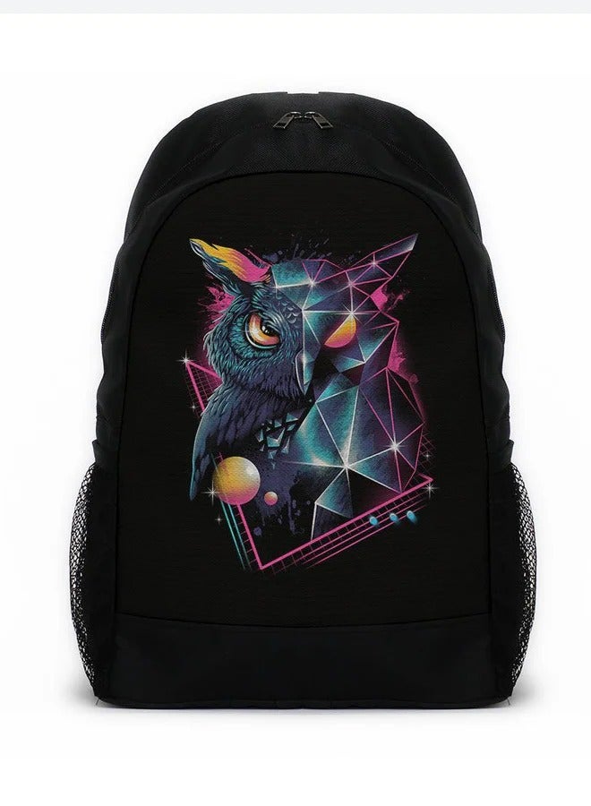 Generic Sports Backpacks Abstract owl  - Image 1