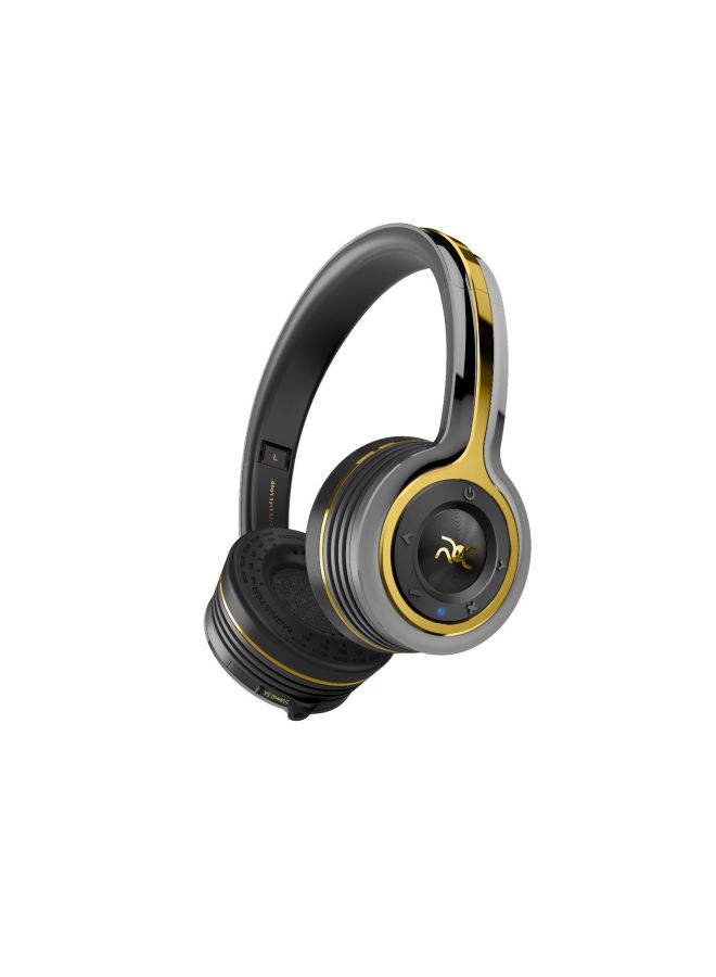 Monster ROC Sport Freedom Wireless On-Ear Headphones Black Platinum - Image 2
