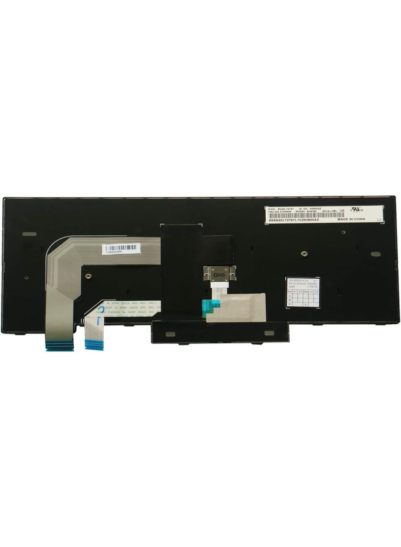 Terabyte New Replacement Laptop Keyboard (1 Year Warranty) Compatible for Lenovo ThinkPad T470 T480 Laptop No Backlight (Not Fit T470s T470p T480s T480p) - Image 4