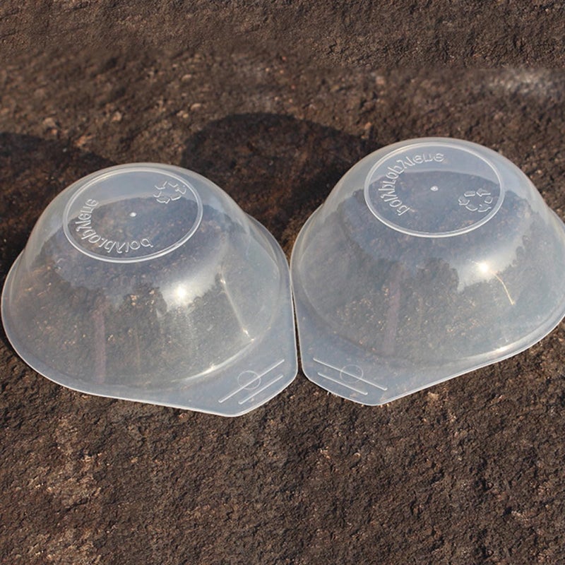 Mini Outdoor Plastic Bowls Set 4 Pcs Lightweight Portable Tableware for Camping Travel Soup Dessert - Image 5