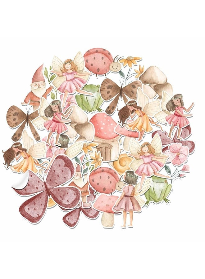PC Whimsical 20 Pcs Fairy Pastel Watercolor Stickers - Enrich Your World with Delightful Fantasy! - Image 3