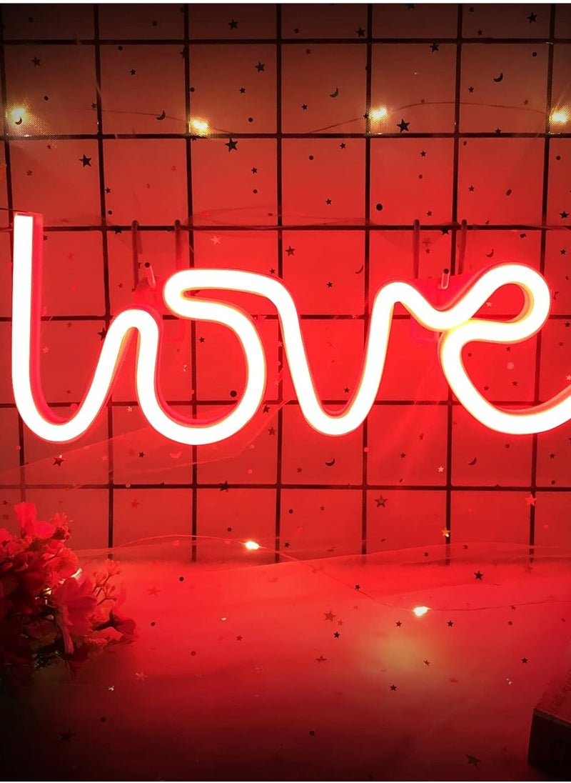 Love Neon Signs, LED Light for Wall Decor, Battery or USB Powered Red Signs Wedding, Bedroom, Party, Mother's Day - pzsku/Z034042395179B2A3F3C4Z/45/_/1699345252/a0c9d761-ad7c-4836-a026-4a6a25cca688