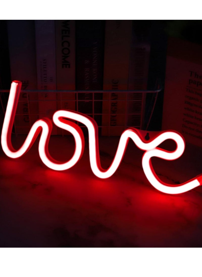 Love Neon Signs, LED Light for Wall Decor, Battery or USB Powered Red Signs Wedding, Bedroom, Party, Mother's Day - pzsku/Z034042395179B2A3F3C4Z/45/_/1699345343/e0f7acec-2daf-4f40-9661-ee295739ee23