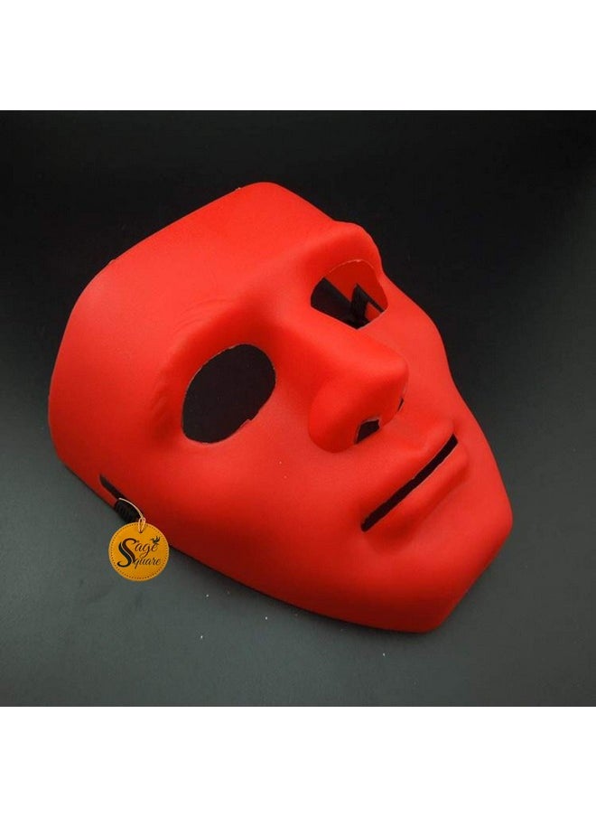 Sage Square Sage Square Legendary Face Mask for Cosplay Theme Parties. (Stoneman Red)  - Image 2