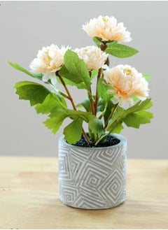 Kutis 1-Piece Artificial Bonsai Plant For Home Desktop Decoration Multicolour 20x6.5 Centimeter  - Image 1
