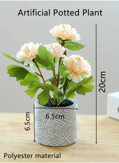 Kutis 1-Piece Artificial Bonsai Plant For Home Desktop Decoration Multicolour 20x6.5 Centimeter  - Image 3