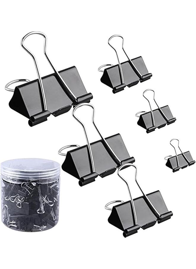 130 Pcs Black Binder Clips Paper Clamps Paper Binder Clips 6 Assorted Sizes Metal Black Binder Clips Ideal For Office Home And School Supplies - pzsku/Z03407E6E15A489C0C9D6Z/45/_/1740917317/7d86361f-2ef3-404b-9f30-7784cf971513