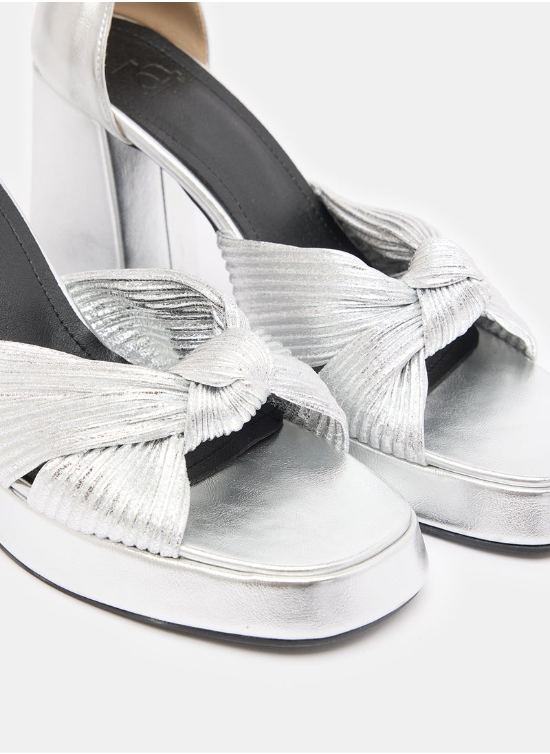 TGS - Knotted Platform Heels - Image 1
