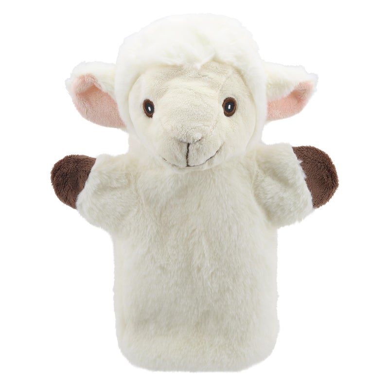 The Puppet Company ECO Animal Buddies - White Sheep Hand Puppet - 25cm - Image 1