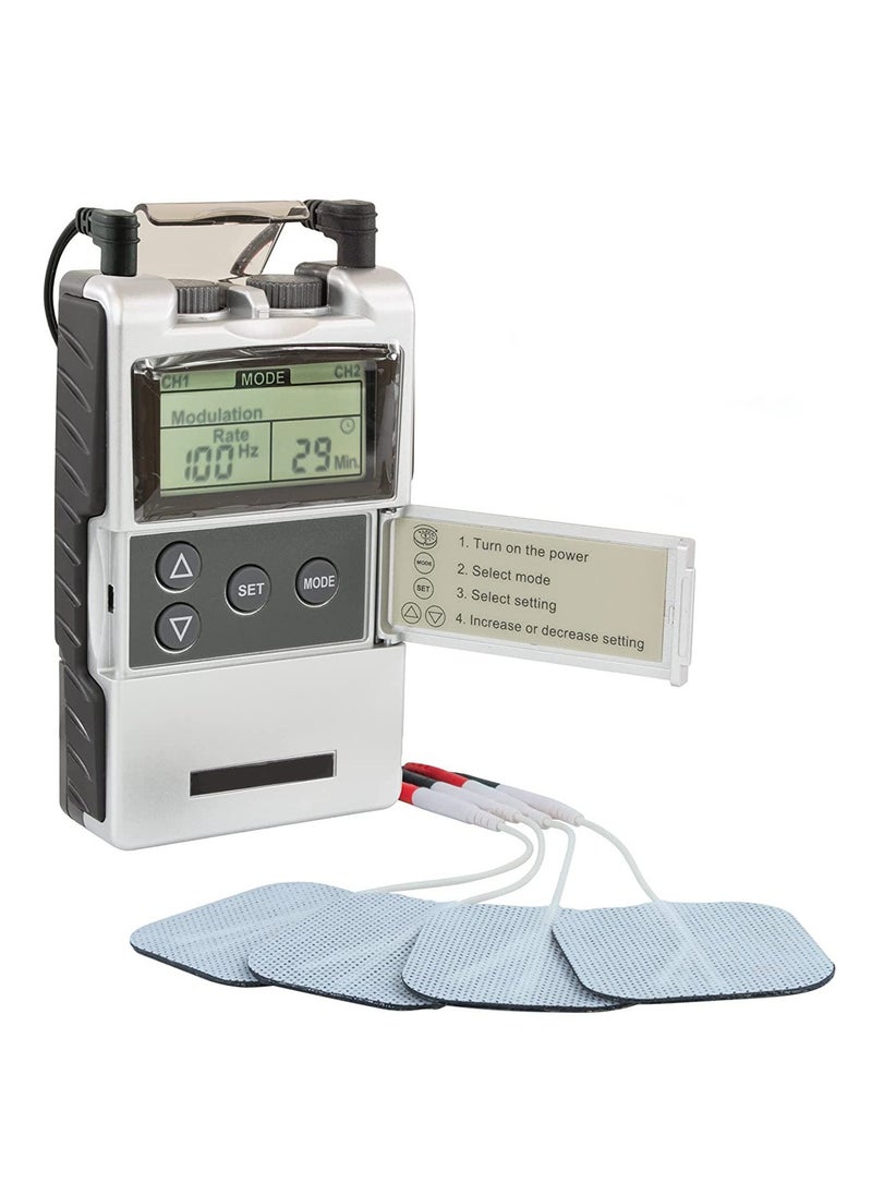 Tens 2 Channel Tens Unit And Ems Muscle Stimulator