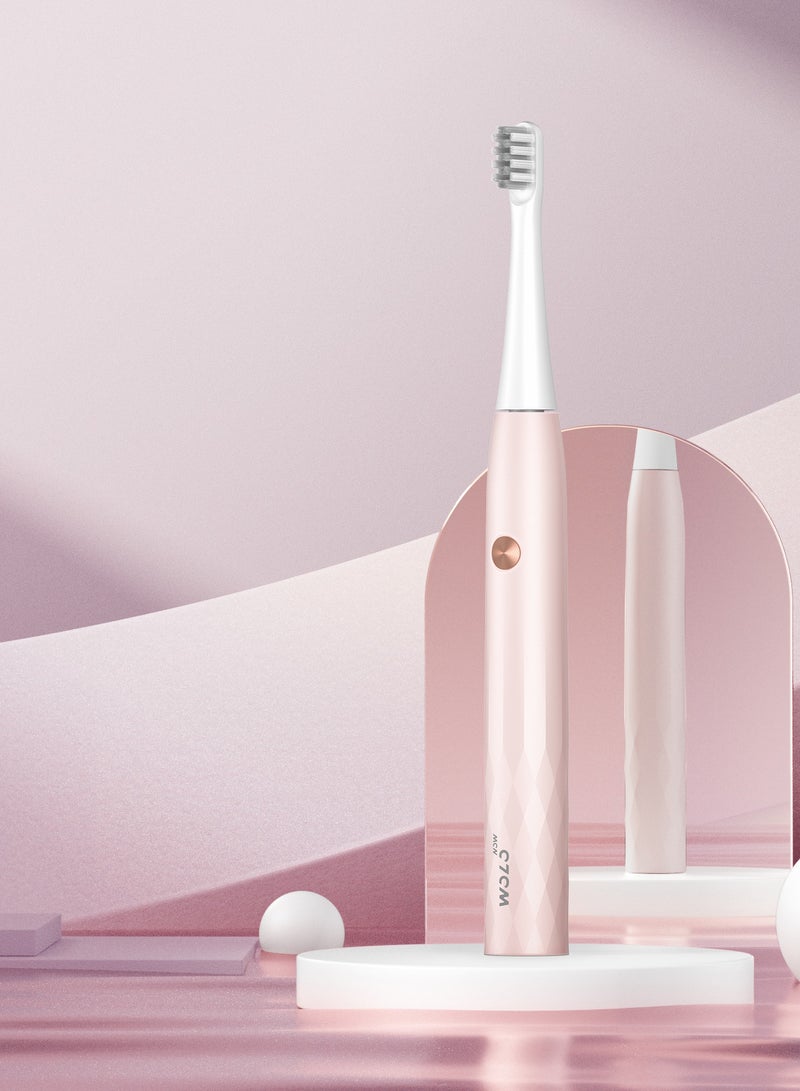 WOLONOW Electric Ultrasound Rechargeable Toothbrush with Long-Lasting Battery, 55g Weight Ultralight Easy to Hold, 3 Cleaning Modes, and Whole Body Washable - Image 3