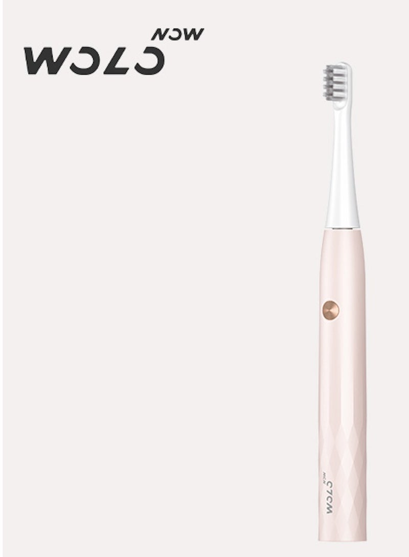 WOLONOW Electric Ultrasound Rechargeable Toothbrush with Long-Lasting Battery, 55g Weight Ultralight Easy to Hold, 3 Cleaning Modes, and Whole Body Washable - Image 2