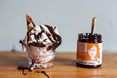 Date Lady Chocolate Date Spread | Organic, Vegan, Paleo, Gluten Free & Kosher, No Added Sugar, No Preservatives (1 Jar) Cocoa Spread Perfect For Dipping Fruit and Using as a Sauce on Ice Cream. - Image 3