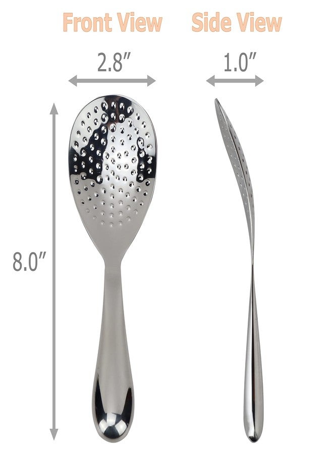 EIKS Stainless Steel Rice Paddle Spoon Spatula Non Stick for Rice Mashed Potato Salads, Apply for Kitchen Home Restaurant Serving - 8-inch Long - Image 3