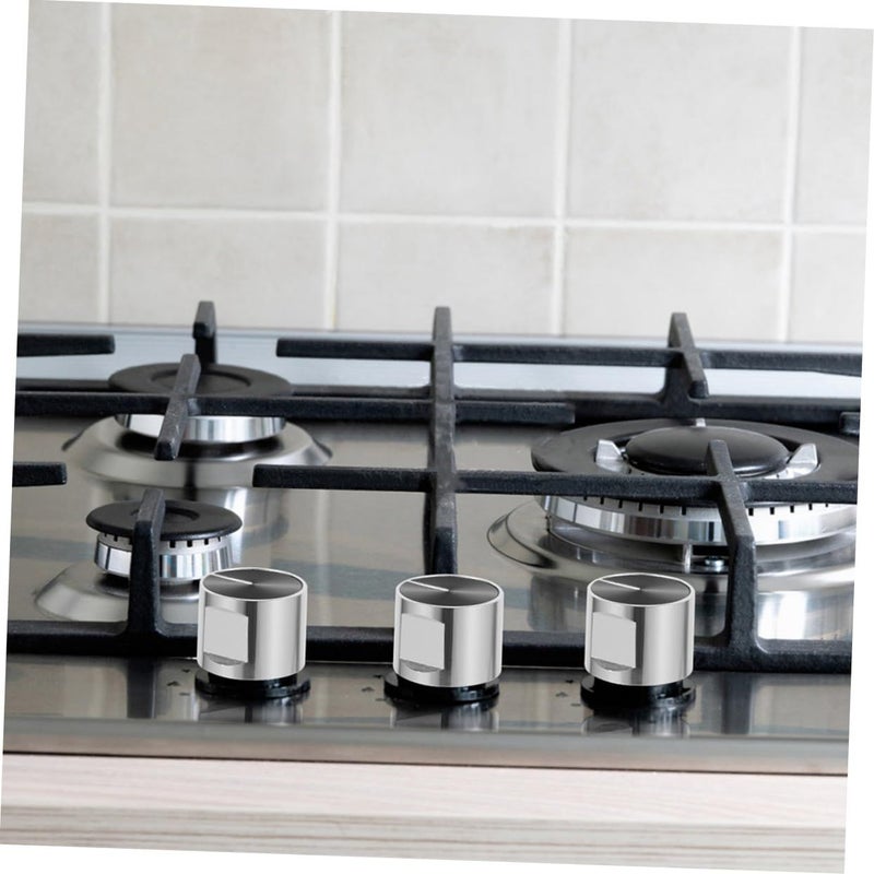 5 Pcs Metal Knob Replacement Stove Knobs Locks for Gas Ranges - Image 5