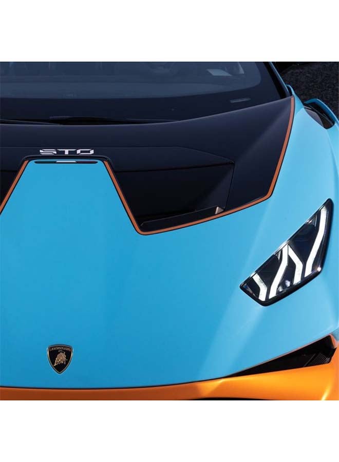 D-Power Lamborghini STO  Blue| DieCast Replica, Ultimate Collector's Item, Super Cars | Toy Vehicles, Metal Toy Car Model  Pull Back Collection | Size  1:64, For Kids 3+ - Image 5