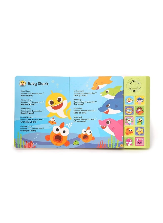 Pinkfong - Baby Shark Sing-Alongs 10 Button Sound Book | Baby Shark Toys | Learning & Education Toys | Interactive Baby Books for Toddlers 1-3 | Gifts for Boys & Girls - Image 1
