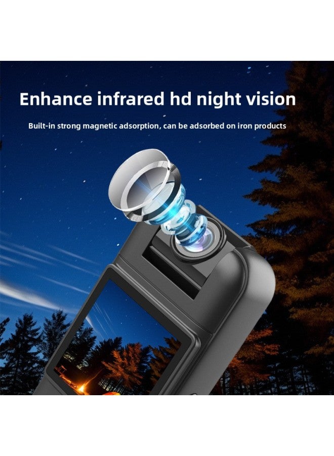 Outdoor Sports Video Camera Back Clip Hotspot Wifi Infrared HD Camera Long Endurance Law Enforcement Recorder-Color:64g Memory Card (recorder Not Included) - Image 3