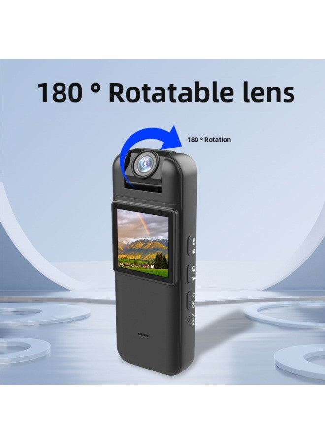 Outdoor Sports Video Camera Back Clip Hotspot Wifi Infrared HD Camera Long Endurance Law Enforcement Recorder-Color:64g Memory Card (recorder Not Included) - Image 2