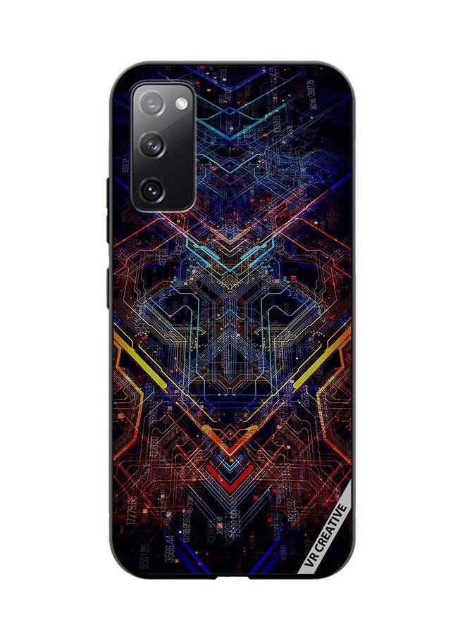 VR CREATIVE Protective Case Cover For Samsung Galaxy S20 FE 5G Design Multicolour - Image 1