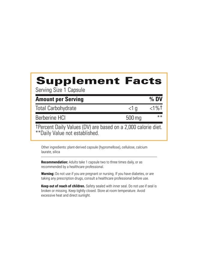 Integrative Therapeutics Berberine - 1000-1500 mg Daily - Berberine HCL Supplement for Metabolic Support* - Gluten-Free & Vegan Supplements for Men & Women - 60 Capsules - Image 2
