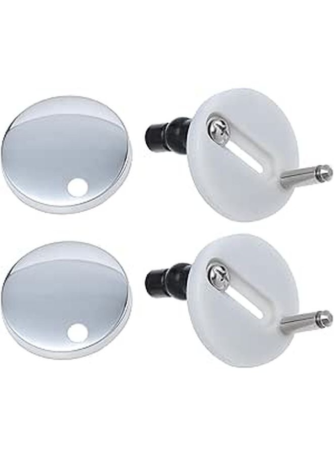 Toilet Seat Fixing Kit With Expansion Bolts Rubber Pads Top Mount Hinges For Easy Installation - Image 1