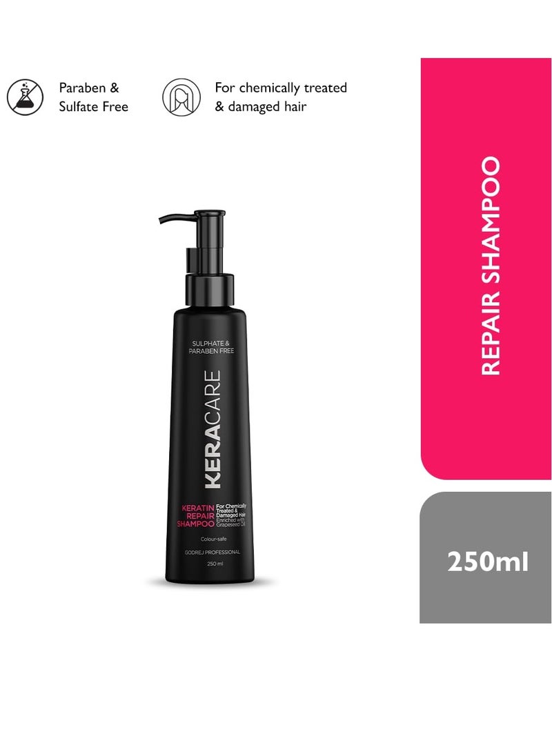 Godrej Godrej Professional Keracare Keratin Repair Shampoo For Chemically Treated Hair 250ml  - Image 3