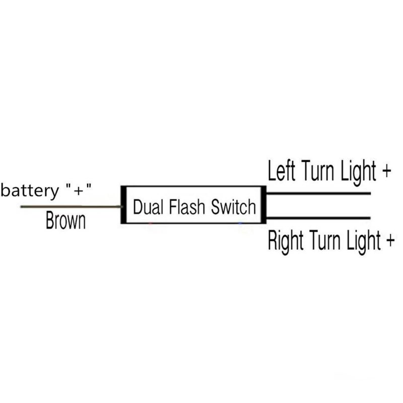 TRP Traders Motorcycle DC 12V 7/8" 22mm Motorcycle Handlebar Double Control ON/OFF Switch for Headlight, Fog Light, Horn, Hazard Control - Image 2