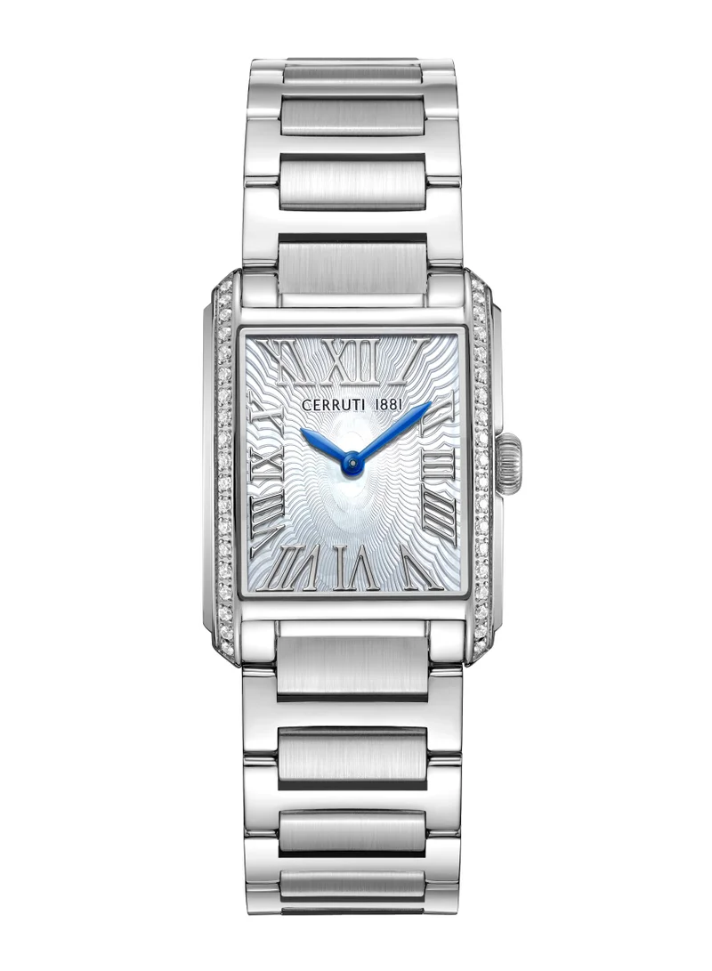 Rendena White Mother-of-pearl Dial Analog Watch For Women, 24.5mm