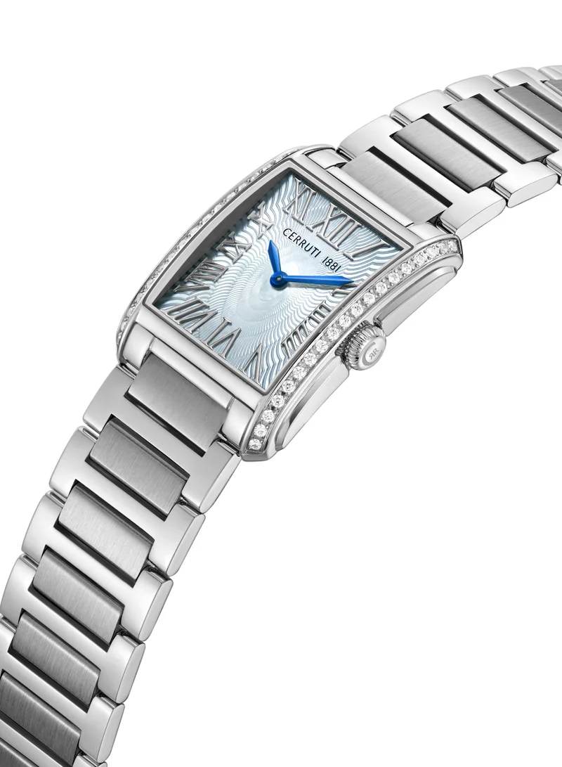 CERRUTI 1881 Rendena White Mother-of-pearl Dial Analog Watch For Women, 24.5mm