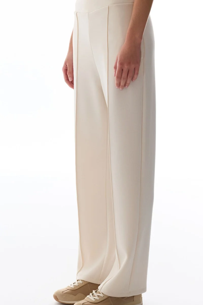 بنتي PENTI Women's Modal Straight-Leg Pants High
