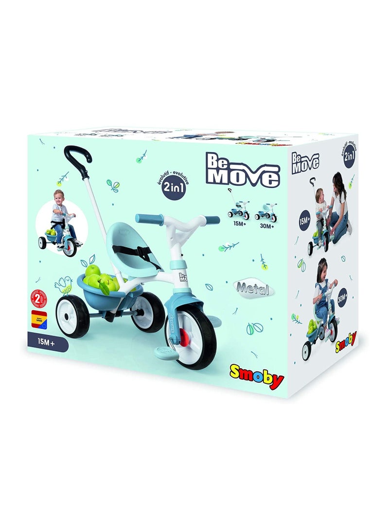 Smoby Be Move Blue Childrens Tricycle - Image 1