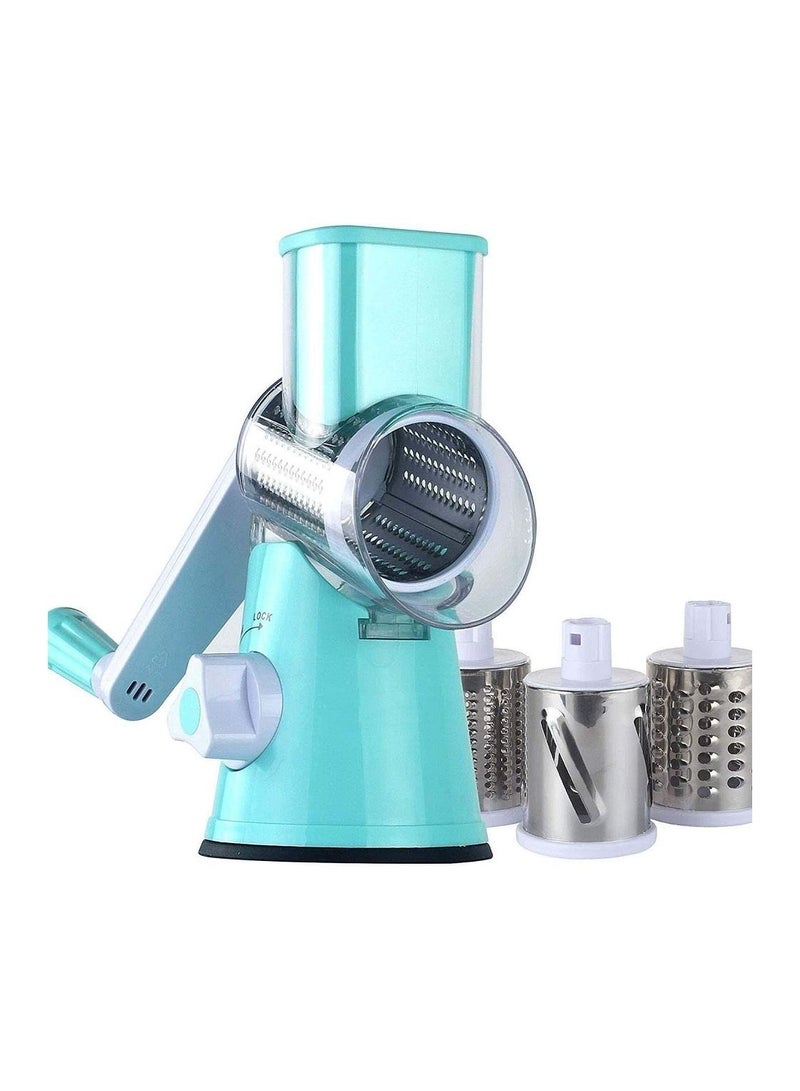 AGD Manual Vegetable Cutter Green/White/Silver - Image 1