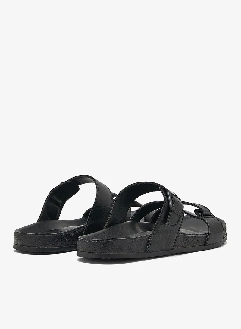 Robert Wood Cross Strap Sandals